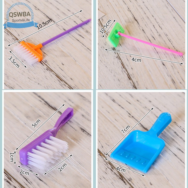 Set đồ chơi 9 món chổi quét nhà mini cho bé