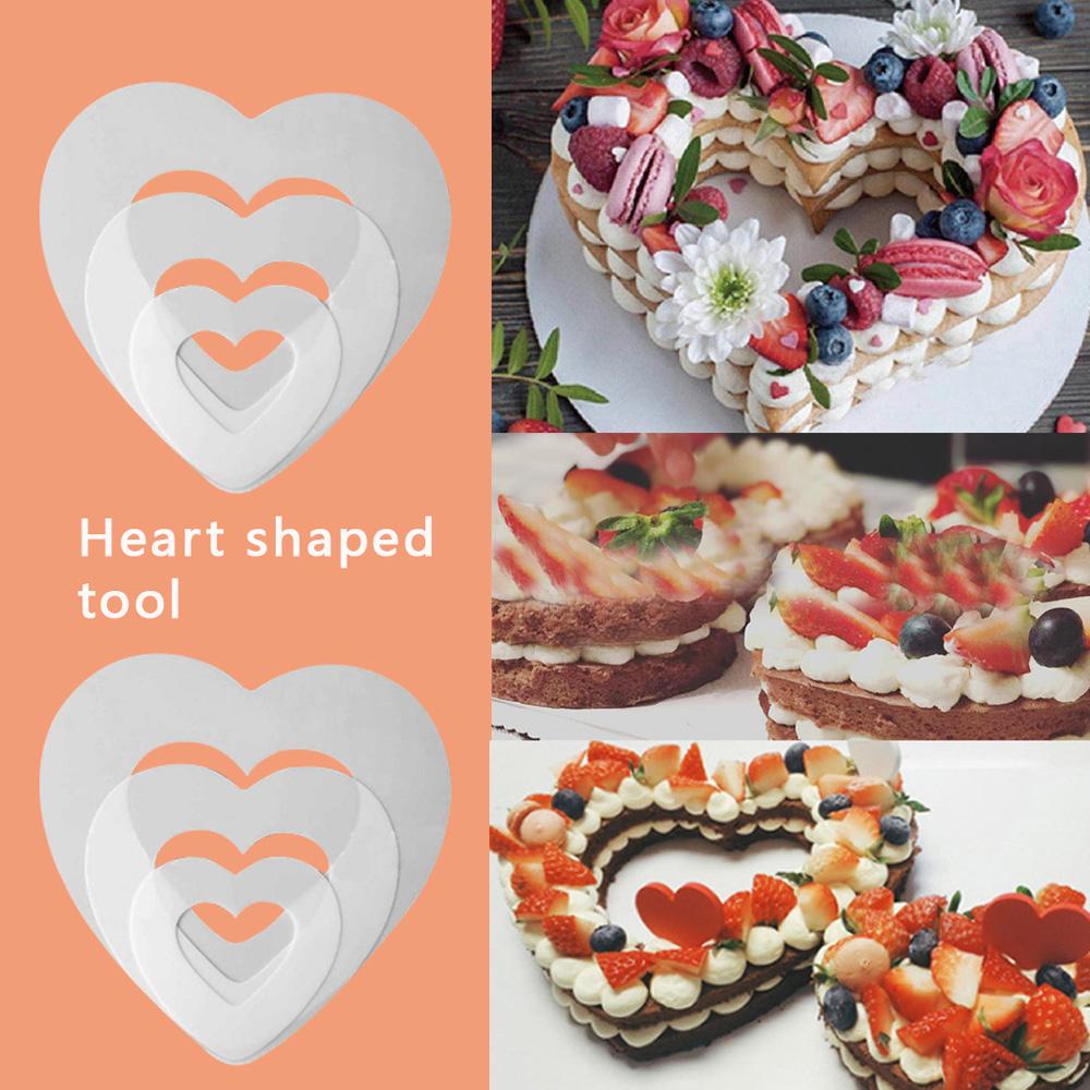 AUGUSTINA Khuôn Nhựa Làm Bánh Sinh Nhật / Valentine