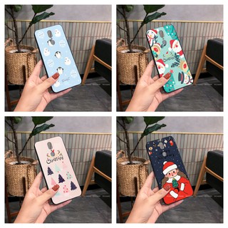 Bộ ốp kính cường lực noel dành cho Xiaomi redmi 5 plus , xiaomi redmi note 4 / note 4x , pocofone F1