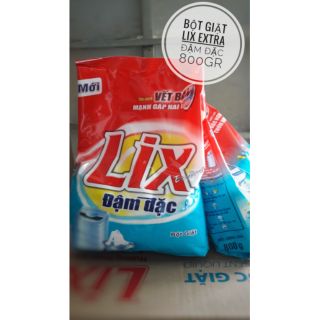 bột giặt Lix Extra đậm đặc 800gri