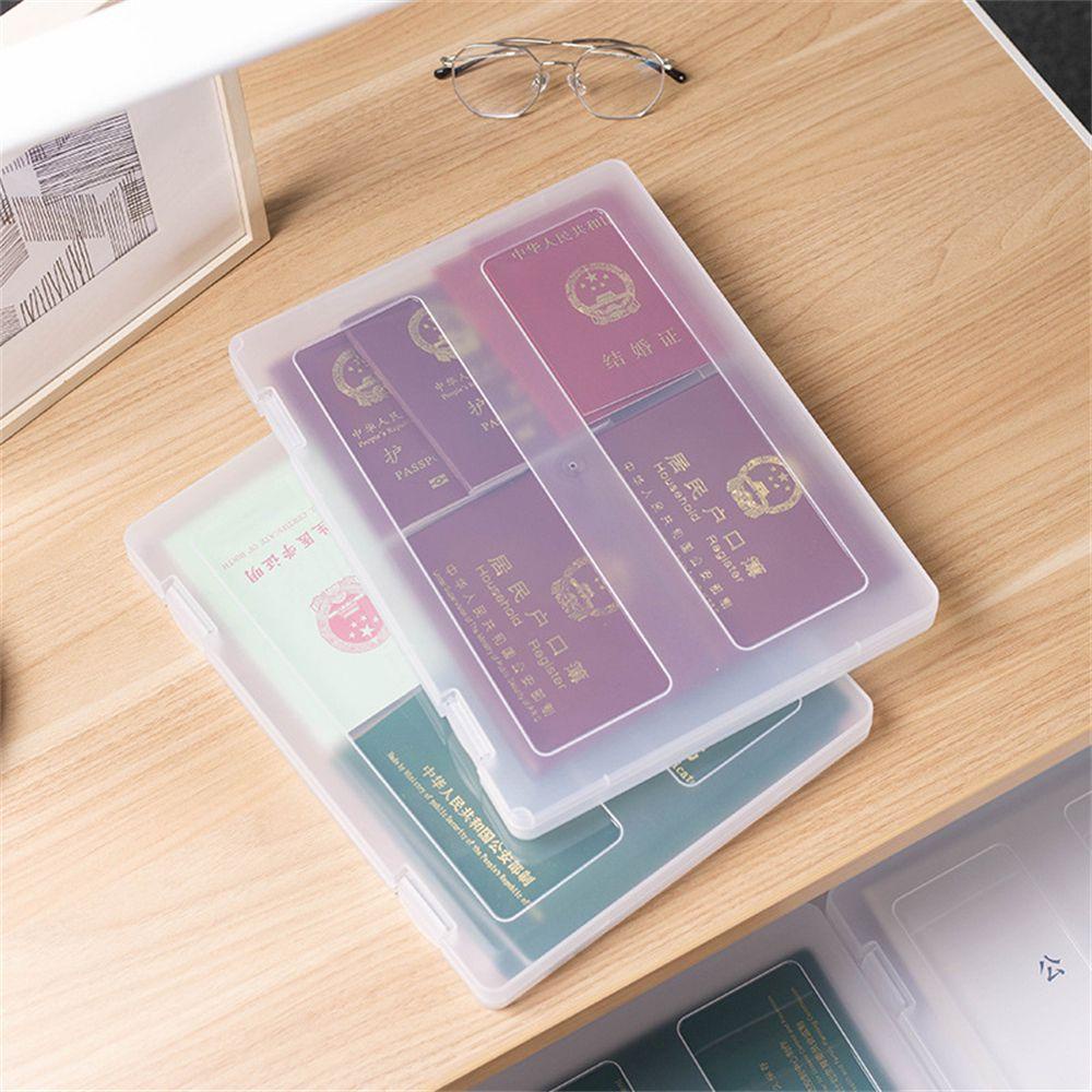 Hộp Đựng Tài Liệu Để Bàn Trong Suốt Đa Năng Tiện Dụng