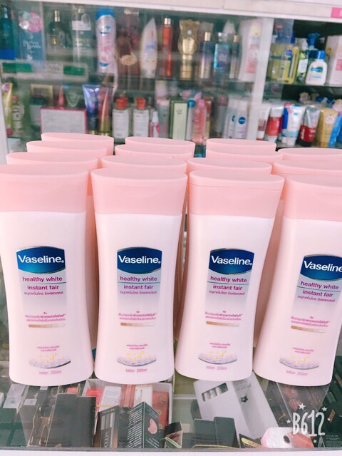Sữa dưỡng thể làm trắng da Vaseline Healthy White Instant Fair 200ml | BigBuy360 - bigbuy360.vn