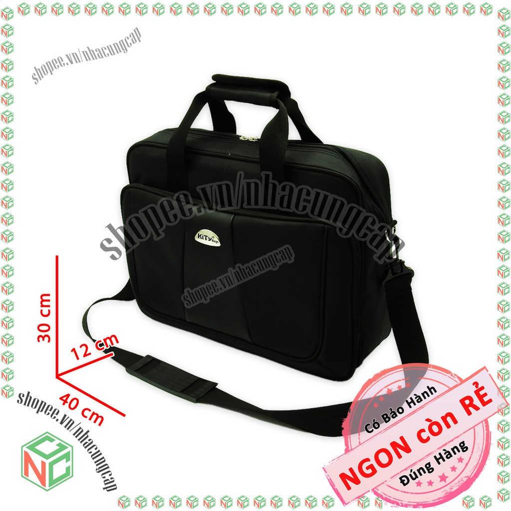 Túi xách - Cặp công sở đựng Laptop 14-15inch giá rẻ dành cho nhân viên văn phòng - NKT-CCS-2071 (Đen)
