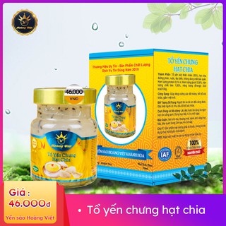 Tổ Yến Chưng Hạt CHIA Yến Sào Hoàng Việt  30% Tổ Yến Tươi Thiên Nhiên Thể Tích 70 ML Được Xem Hàng