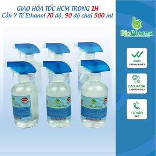 Cồn xịt khuẩn loại 500ml chai vừa, diệt khuẩn 99%