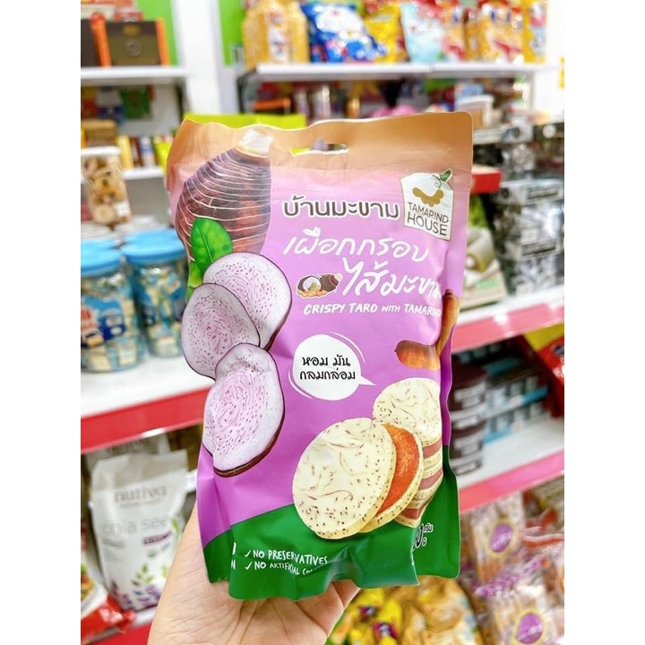 Chuối kẹp me các vị Thái Lan giá 40k/1 gói 90g