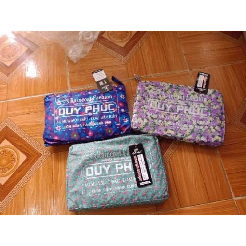 Áo mưa in hoa Duy Phúc