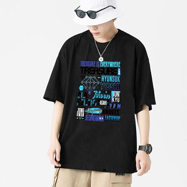 Áo Thun Kpop BTS Idol Unisex Treasure Is Every Where SYMILY Basic Siêu Rẻ KOR20211233
