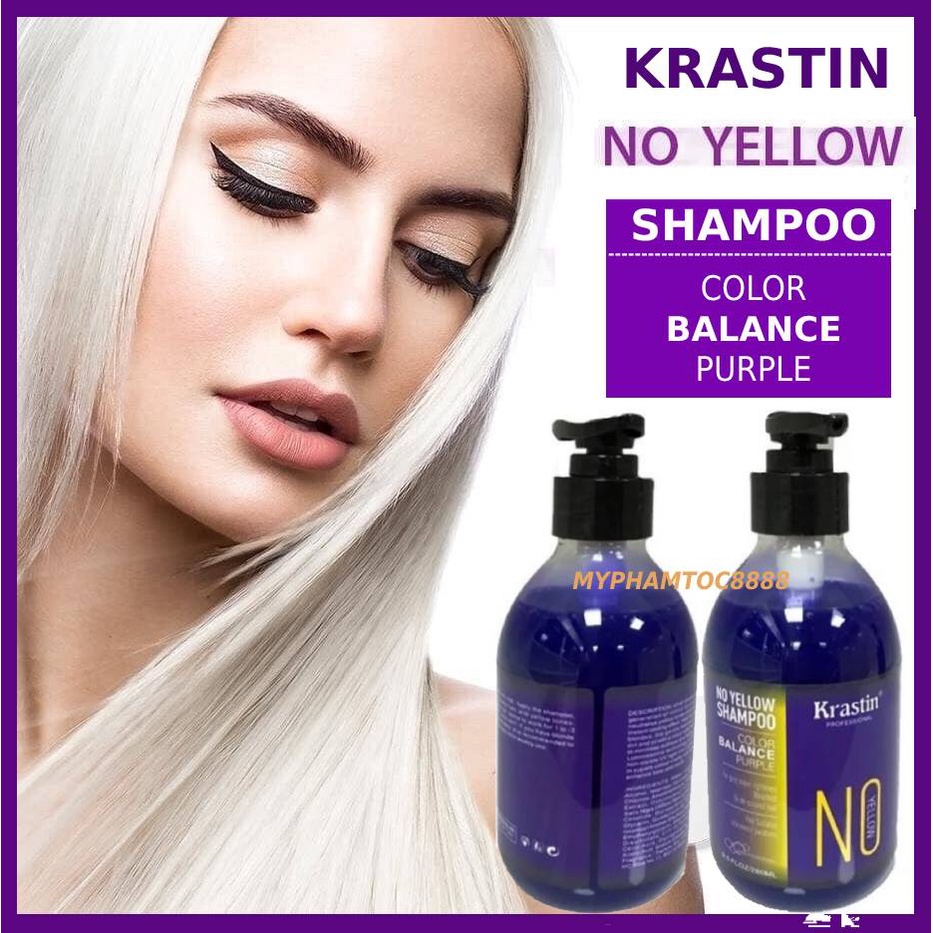 Dầu gội khử vàng Krastin No Yellow 280ml