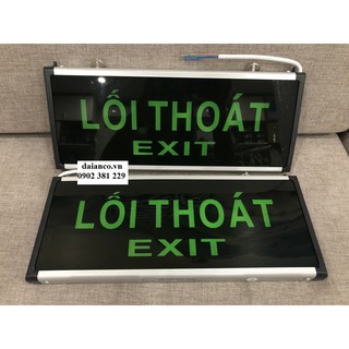 Đèn exit lối thoát hiểm dùng điện 2 mặt AED FIRE EXIT LIGHT
