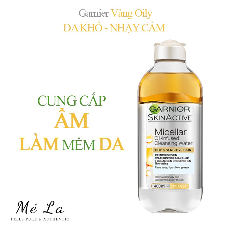 ✅[CHÍNH HÃNG] Nước Tẩy Trang Garnier Micellar Water Tẩy Sạch Sâu Lớp Trang Điểm 400ml | BigBuy360 - bigbuy360.vn