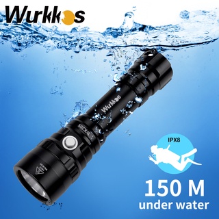 Combo đèn pin lặn chính hãng Wurkkos Wk20s phiên bản led SST40 2000lumen đèn pin chống nước đèn pin dùng dưới nước