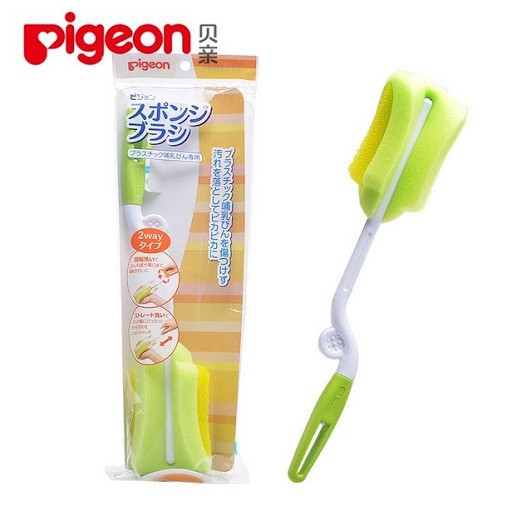 Cọ rửa bình sữa Pigeon đa năngCHÍNH HÃNG dẻo dai giúp cho mẹ dễ dàng hơn trong việc vệ sinh bình sữa.