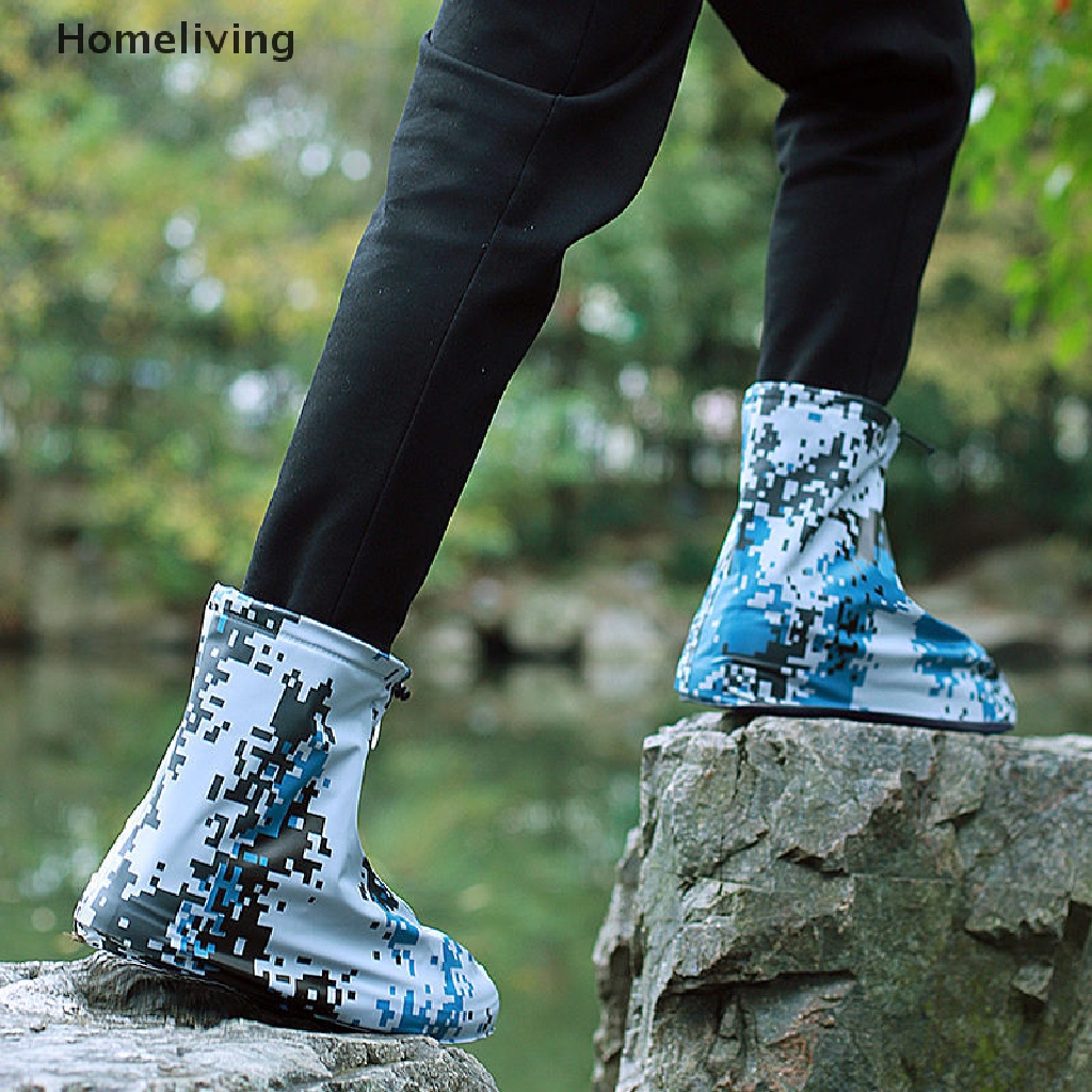 Vỏ Bọc Giày Đi Mưa Dày Dặn Chống Trượt Chống Thấm Nước Chống Mài Mòn Có Thể Tái Sử