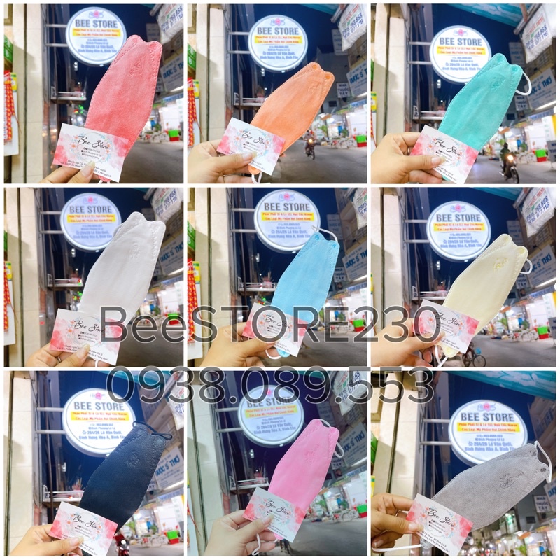 [DÙNG THỬ] 1 Bịch 10 cái KHẨU TRANG KF94 ĐỦ MÀU CHO KHÁCH LỰA CHỌN MIX