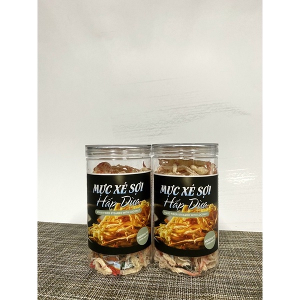 Mực sợi hấp nước dừa hủ 250G