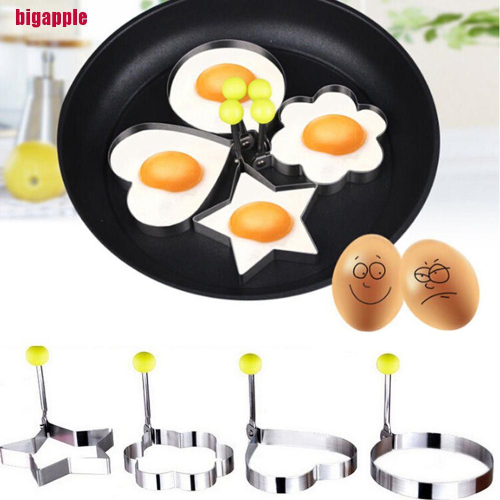 Khuôn Chiên Trứng / Làm Bánh Pancake Bằng Thép Không Gỉ Tiện Dụng