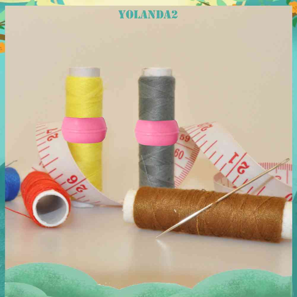 Set 2 Kẹp Giữ Suốt Chỉ Bằng Silicone 2cm (BU8)