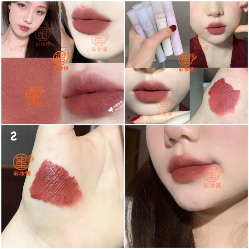 Son Kem Lì Tông Màu Cổ Điển, Lên Màu Chuẩn Chocolate Dupe Romand Lip Glaze