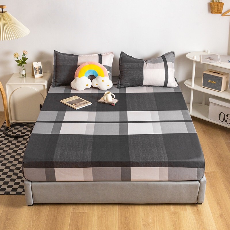 Bộ Ga Gối Cotton Poly Cao Cấp- Miễn Phí Bo Chun- Kanta Store