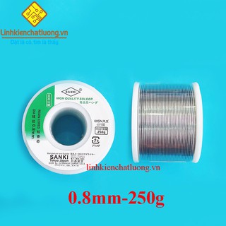 Thiếc hàn SANKI JAPAN 0.8mm 250G SN60