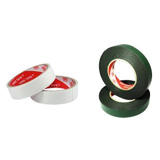 Băng Keo 2 Mặt, Băng Dính 2 mặt Xốp Xanh 1cm, 2.4cm