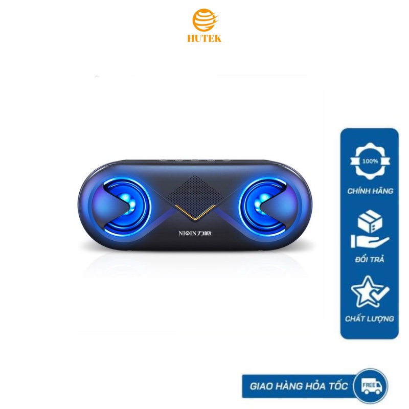 Loa bluetooth không dây mini cầm tay di dộng S6 bass căng đèn LED nhấp nháy theo nhạc