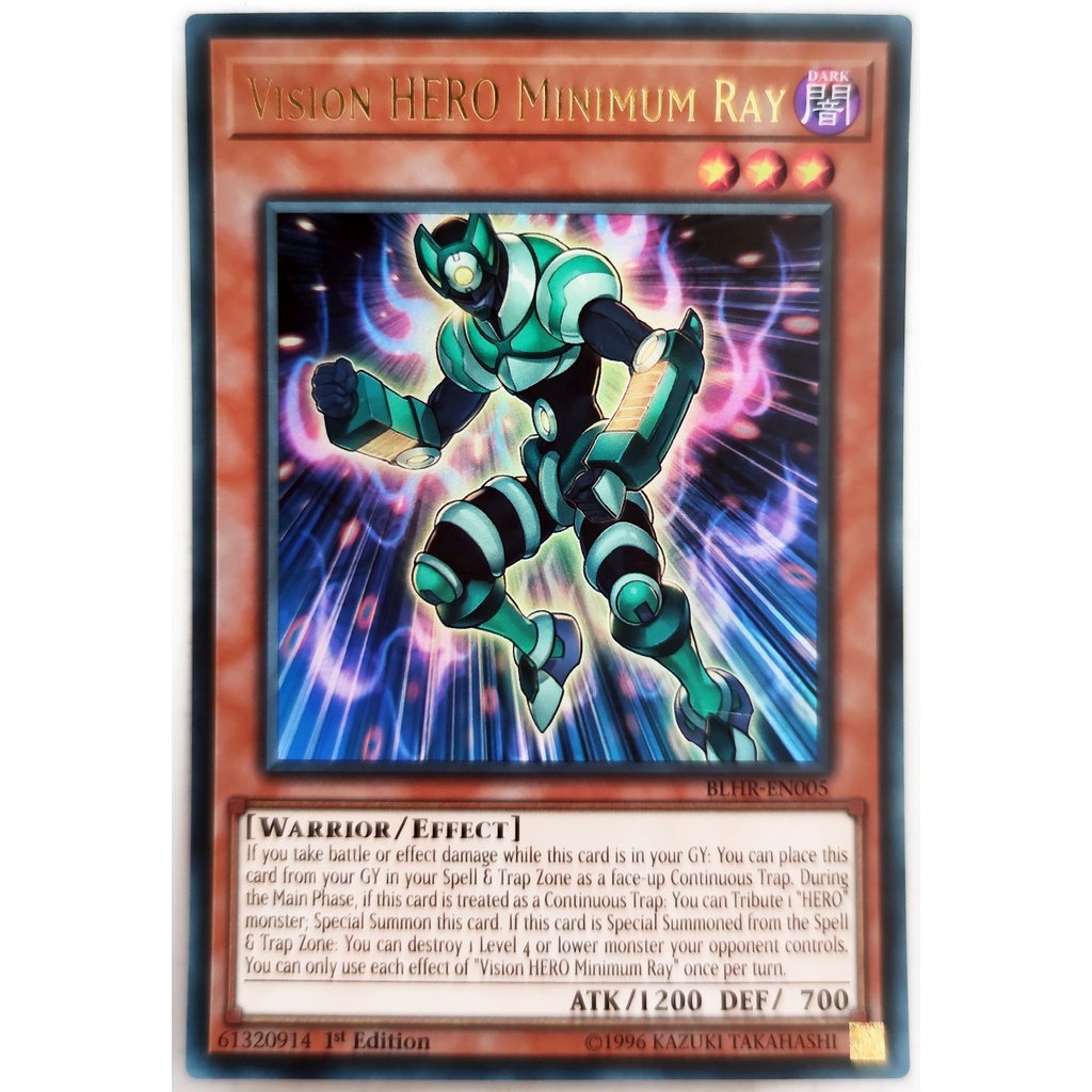 [Thẻ Yugioh] Vision HERO Minimum Ray |EN| Ultra Rare (GX)