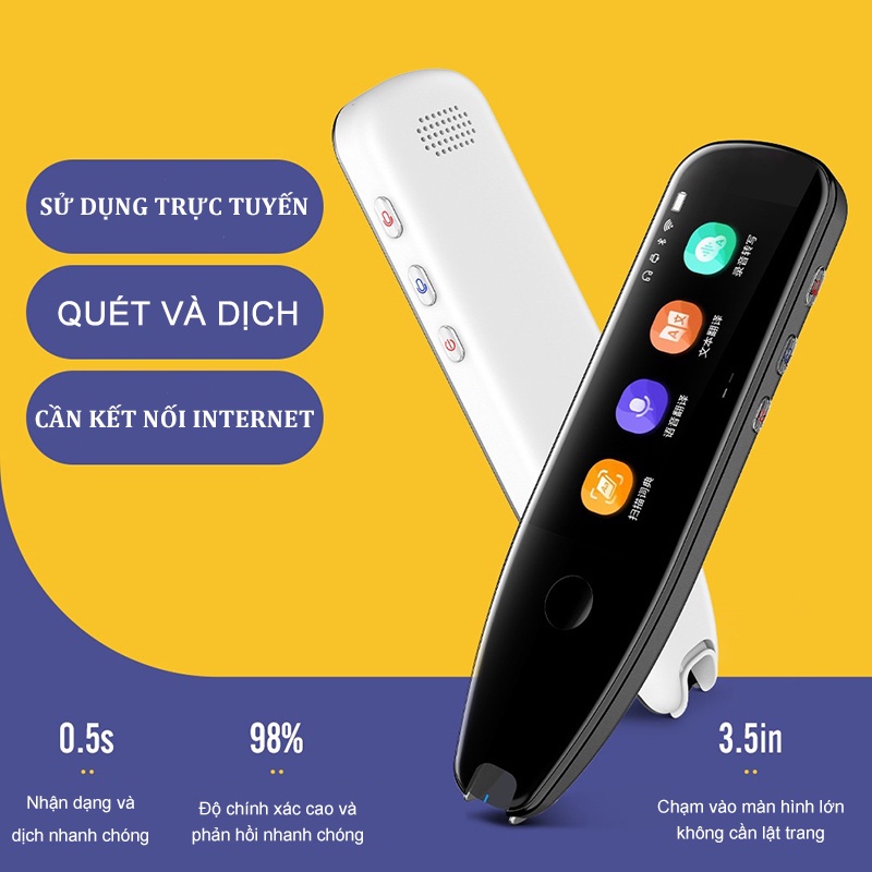 Bút dịch ngôn ngữ Từ điển tiếng Anh bút quét từ điển Việt Nhật đa ngôn ngữ điện tử cầm tay