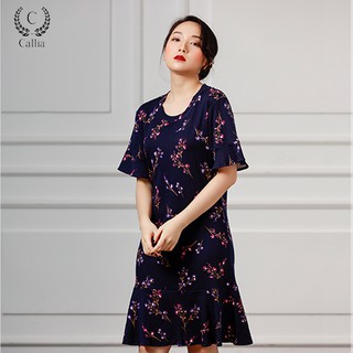 Đầm thun Callia lai bèo Dian ( Tím )