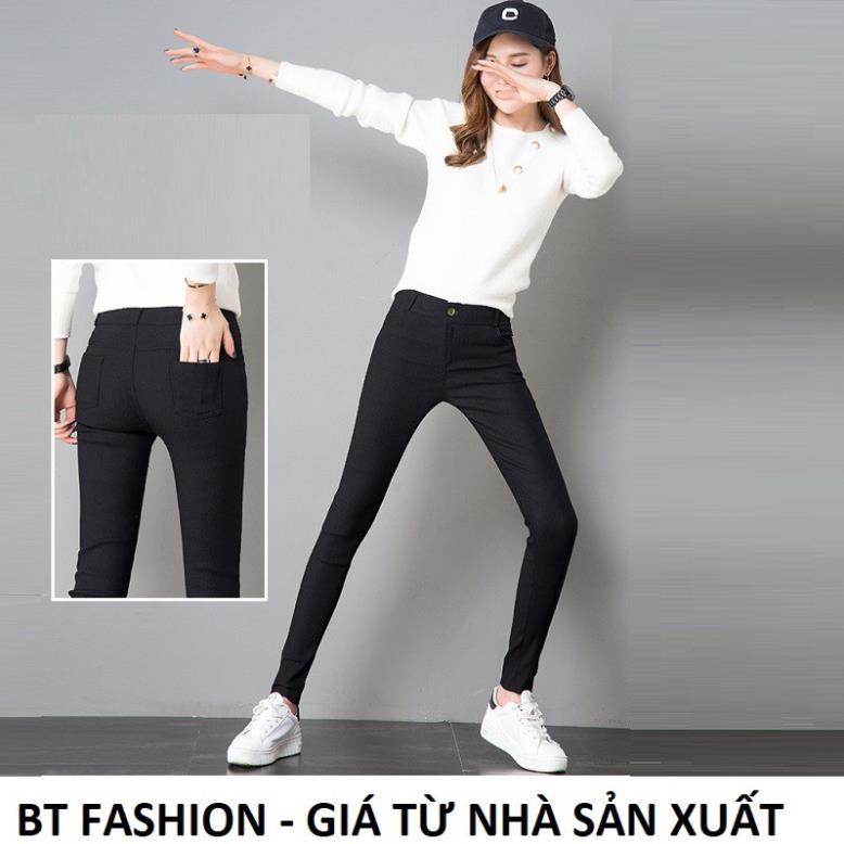 Quần Dài Nữ Kaki Thun Coton Co Dãn Mạnh BT Fashion  JE01