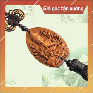 Móc treo xe khắc Phật Quan Âm