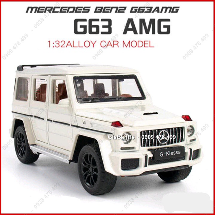 Xe Mô Hình Kim Loại Mercedes G63 Amg Tỉ Lệ 1:32 - Mở 4 Cửa - 9812