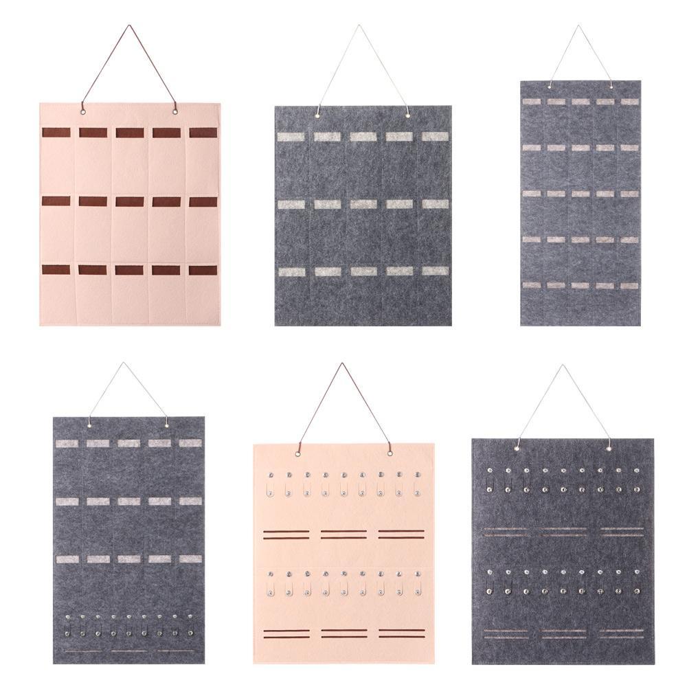 Túi Đựng Mắt Kính Treo Tường Màu Cầu Vồng Dễ Thương