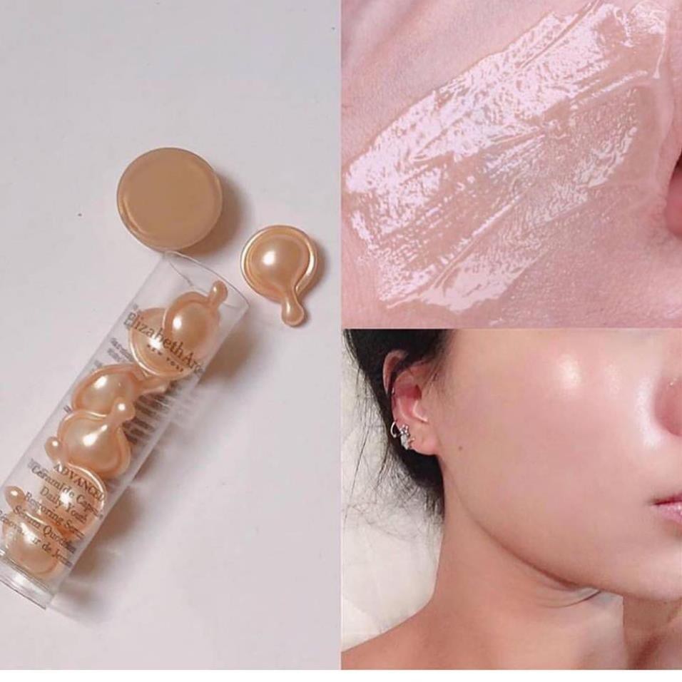 Viên nang dưỡng da Elizabeth Arden vàng/ hồng/ trắng Ceramide - Retinol - Whitening