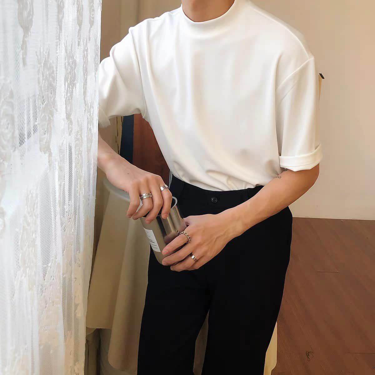 Áo phông basic, JACKLANE, Áo cộc tay Unisex Jack Lane | BigBuy360 - bigbuy360.vn