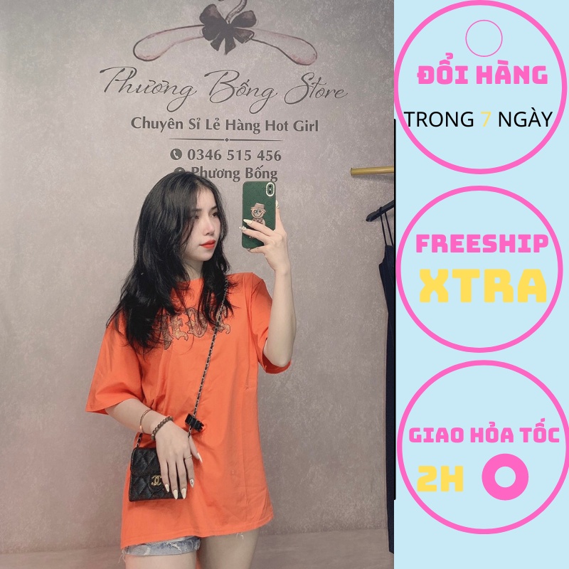 Áo phông tay cộc nữ Cotton thoáng mát