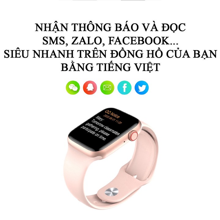 Đồng Hồ Thông Minh M26 Plus Màn Hình Tràn Viền Hình Nền Động Thay Đổi Hình Nền Tùy Ý Pin Trâu 2-3 Ngày 2 Nút Nguồn Chuẩn