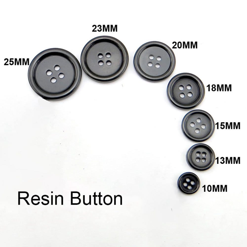 Nút áo tròn 4 lỗ Mxmio 9 / 10 / 11.5 / 12.5 / 15 / 18 / 20 / 25mm