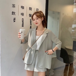 Set blazer và quần short ulzzang