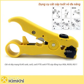 Kềm tuốt cáp Ye’sKit YK-302 (dao cắt cáp đồng trục, điện thoại, cáp mạng)