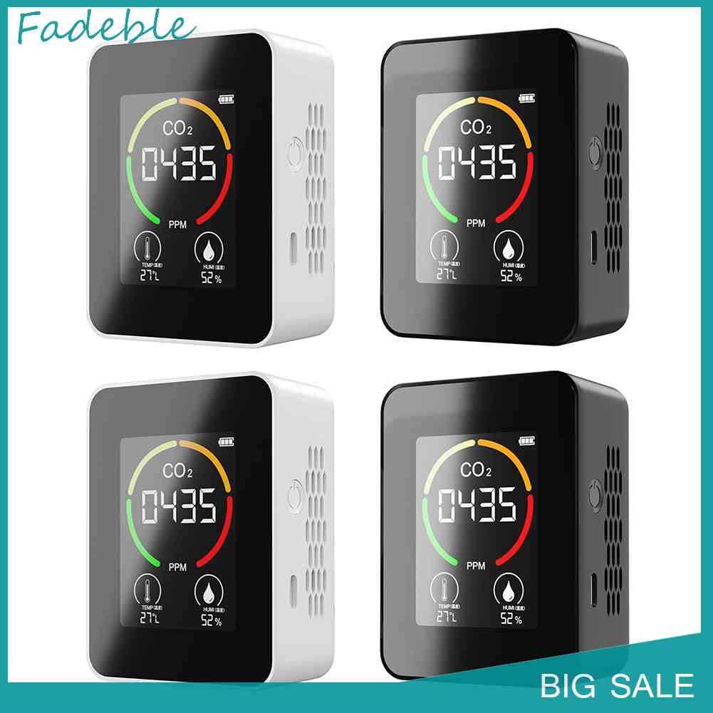 Máy Đo Độ Ẩm / Nhiệt Độ Không Khí CO2