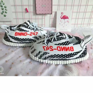 Giày bông sọc kẻ Yelzy đế chống nước xinh( có video thật)