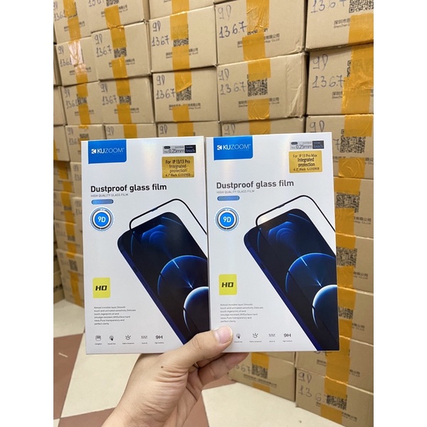 cường lực bảo vệ màng loa 13/13pro/13promax chính hãng kuzoom