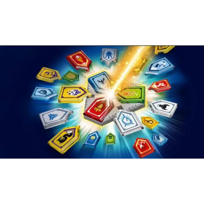 Đồ chơi Lego Nexo Nights - Bộ khiên Nexo mùa 1+2 - 70372/70373