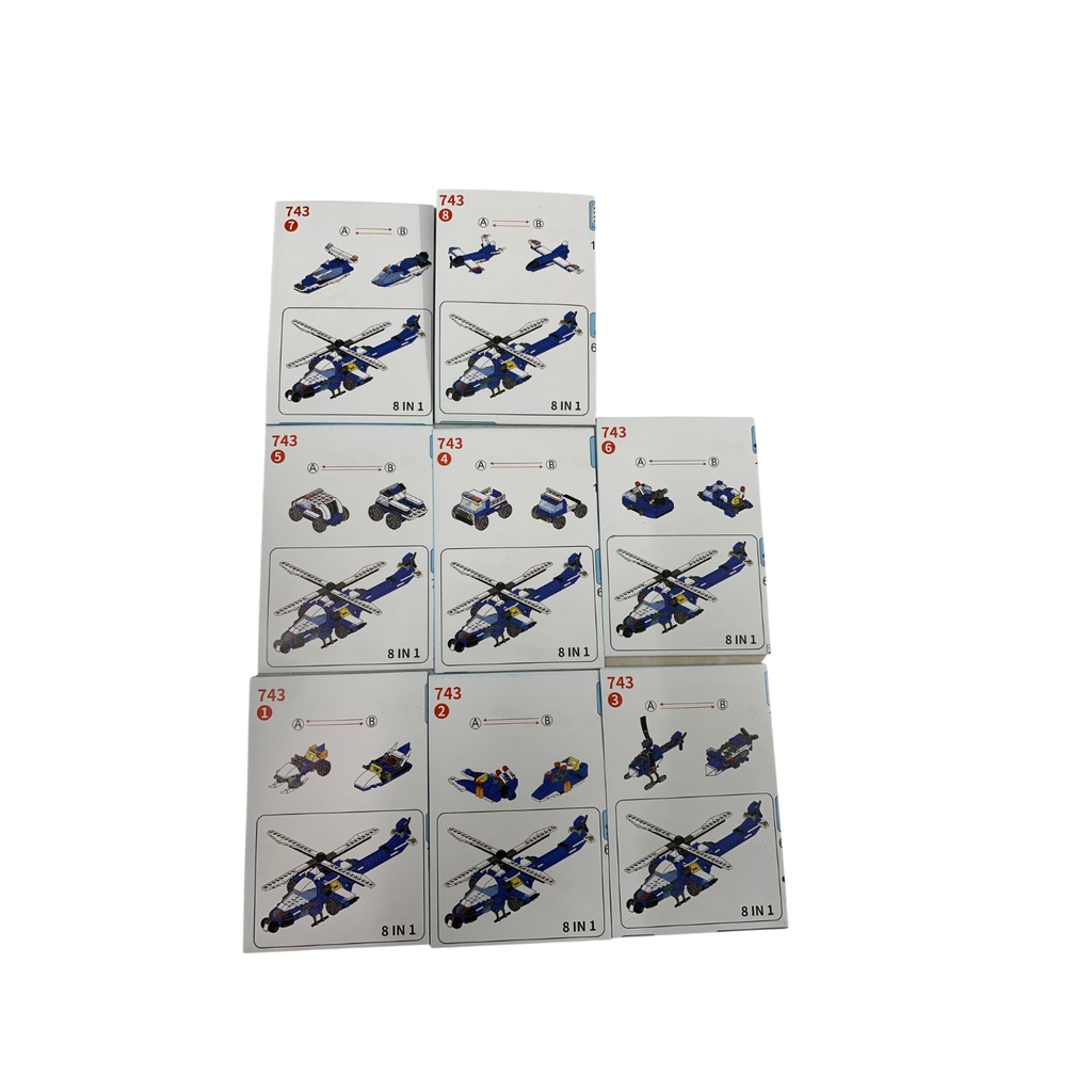 407 Chi Tiết – Bộ Đồ Chơi Lắp Ghép Mô Hình Máy Bay Trực Thăng, Lắp Ráp Mô Hình Tàu Bay Chiến Đấu