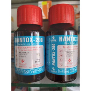 Combo 2 chai Hantox 200 50ml tiêu diệt ve, rận, mạt gà