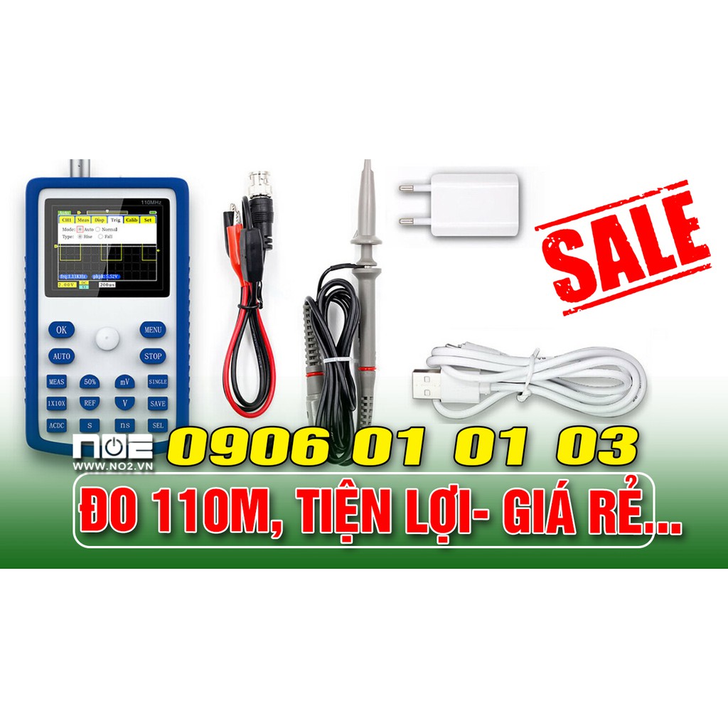 Máy hiện sóng cầm tay FNIRSI-1C15 Digital Oscilloscope 500MS/s 110MHz