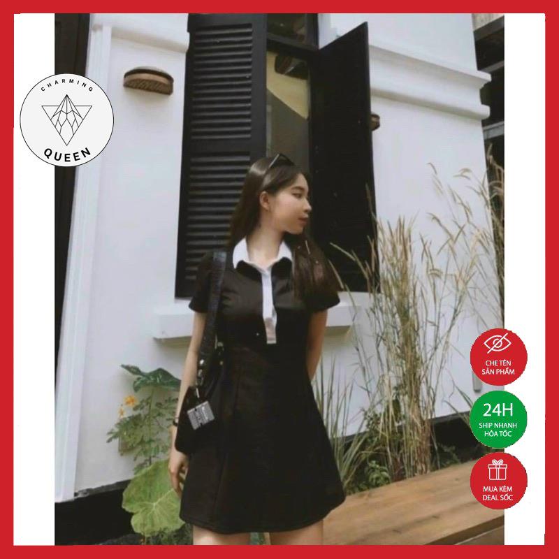 Váy polo, đầm polo body tay ngắn xinh yêu,  đi dự tiệc, đi chơi dạo phố sang chảnh -- CharmingQueen | BigBuy360 - bigbuy360.vn