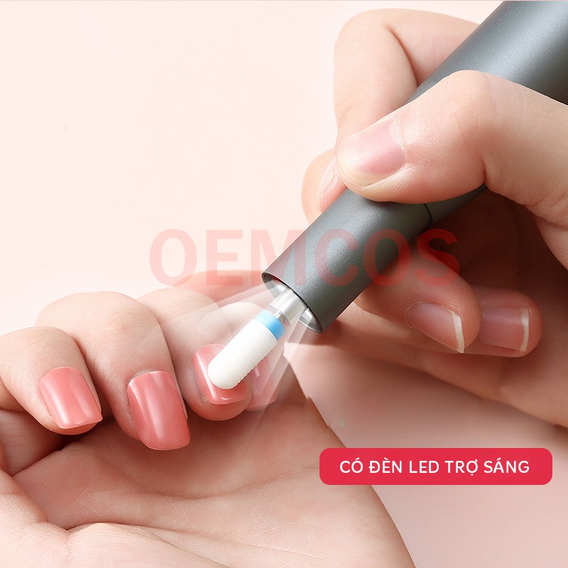 Máy Mài Móng Cao Cấp STE-101 Có Tích Điện, Mài Siêu Êm Cho Tiệm Nail, Spa